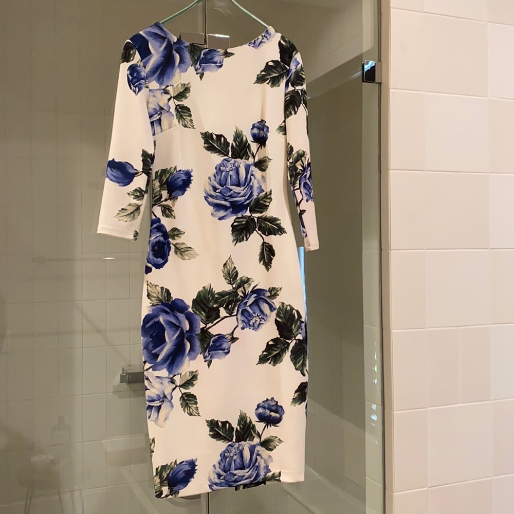 Floral tight fit dress